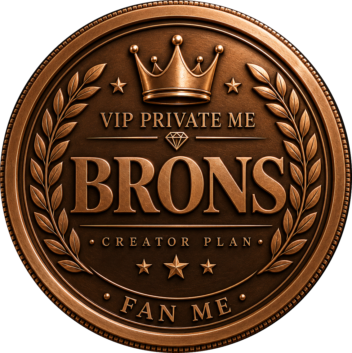 Bronze membership medallion